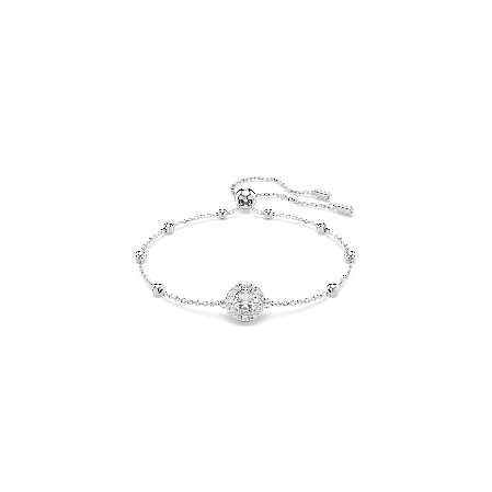 Resim Una Angelic Bileklik, Yuvarlak kesim, Beyaz, Rodyum kaplama