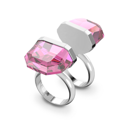 Resim Lucent Yüzük, Mıknatıslı kapama mekanizması, Pembe, Rodyum kaplama
