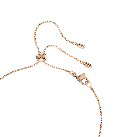 Resim Mesmera Set, Armut kesim, Yuvarlak kesim, Beyaz, Pembe altın rengi kaplama