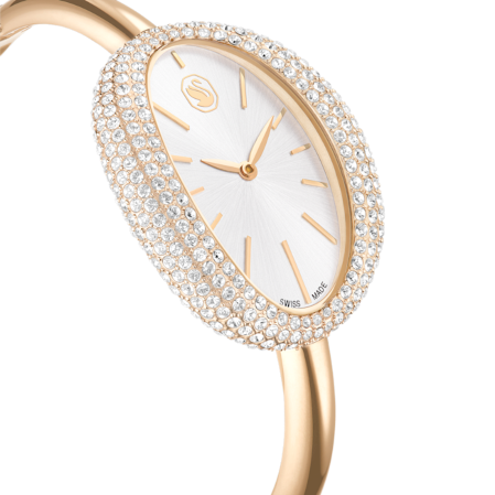 Resim Imber bangle Saat, İsviçre Üretimi, Metal bileklik, Altın Rengi, Şampanya altın rengi yüzey