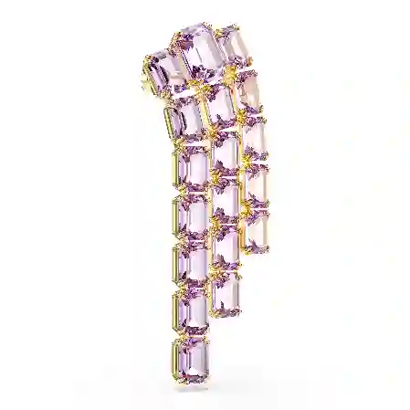 Resim Millenia Broş, Sekizgen kesim, Altın rengi kaplama