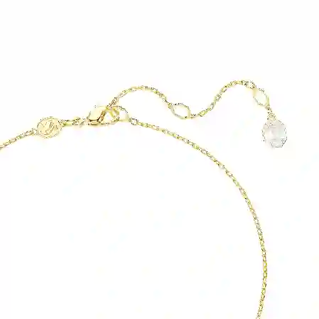 Resim Idyllia Kolye, Kristal inci, Karışık kesimler, Çiçek, Çok renkli, Altın rengi kaplama