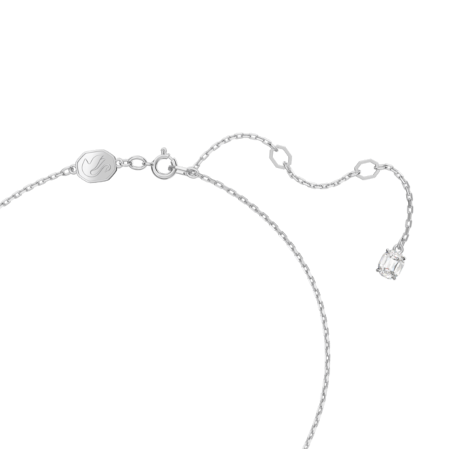 Resim Constella Kolye, Yuvarlak kesim, Pavé, Beyaz, Rodyum kaplama