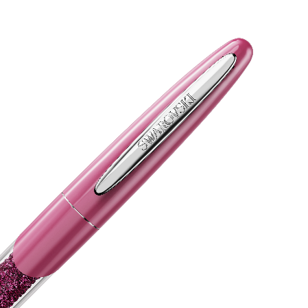 Resim Crystalline Nova Top Uçlu Kalem, Pembe, Krom Kaplama