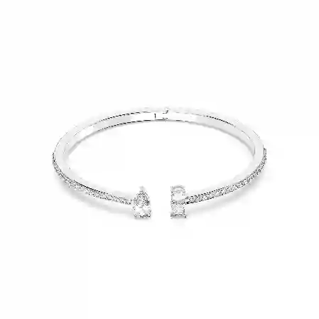 Resim Mesmera Attract Kelepçe, Karışık kesimler, Beyaz, Rodyum kaplama