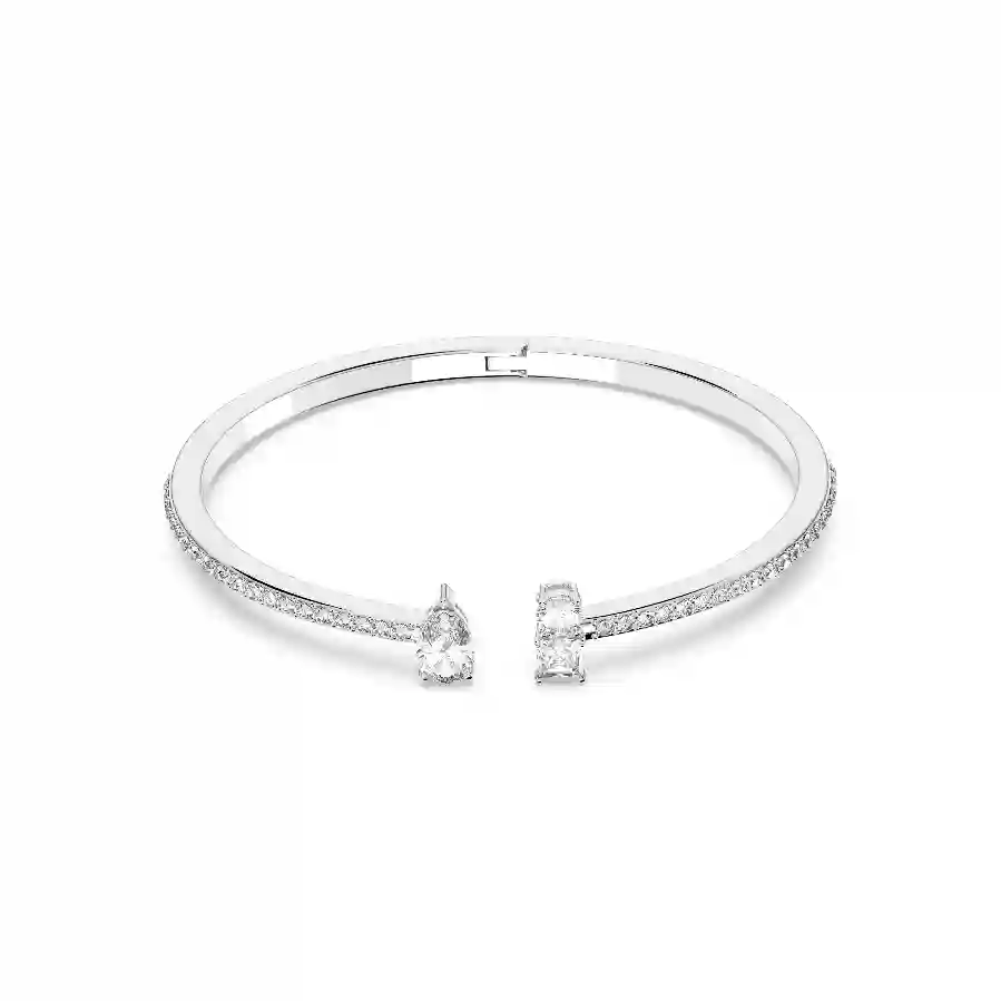 Resim Mesmera Attract Kelepçe, Karışık kesimler, Beyaz, Rodyum kaplama