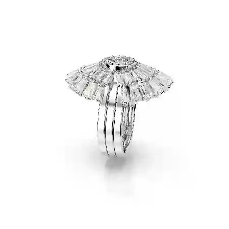 Resim Idyllia Yüzük, Set (3), Karışık kesimler, Deniz Kabuğu, Beyaz, Rodyum kaplama