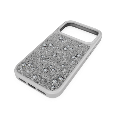 Resim High Akıllı Telefon Kılıfı, Flat Back kristaller, iPhone® 17 Pro, Gümüş Rengi