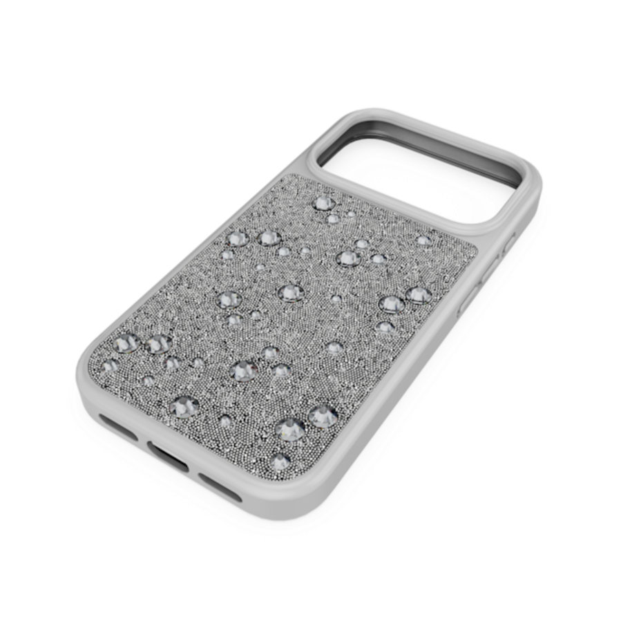 Resim High Akıllı Telefon Kılıfı, Flat Back kristaller, iPhone® 17 Pro, Gümüş Rengi