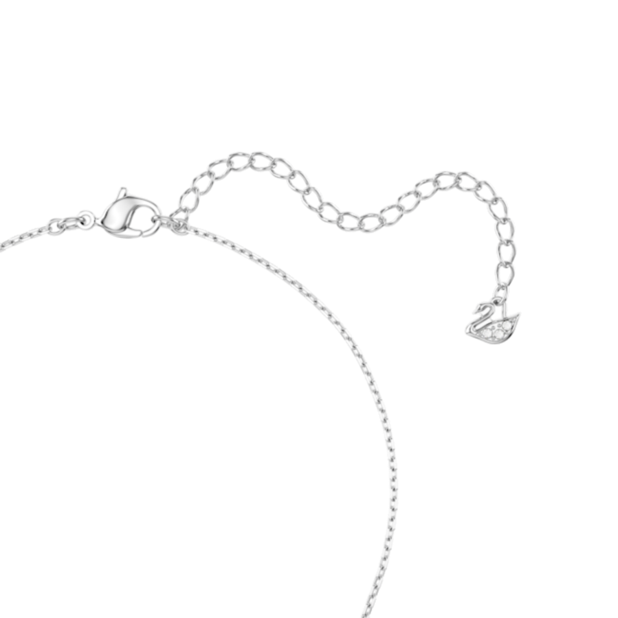 Resim Matrix Kolye, Kare kesim, Mavi, Rodyum kaplama