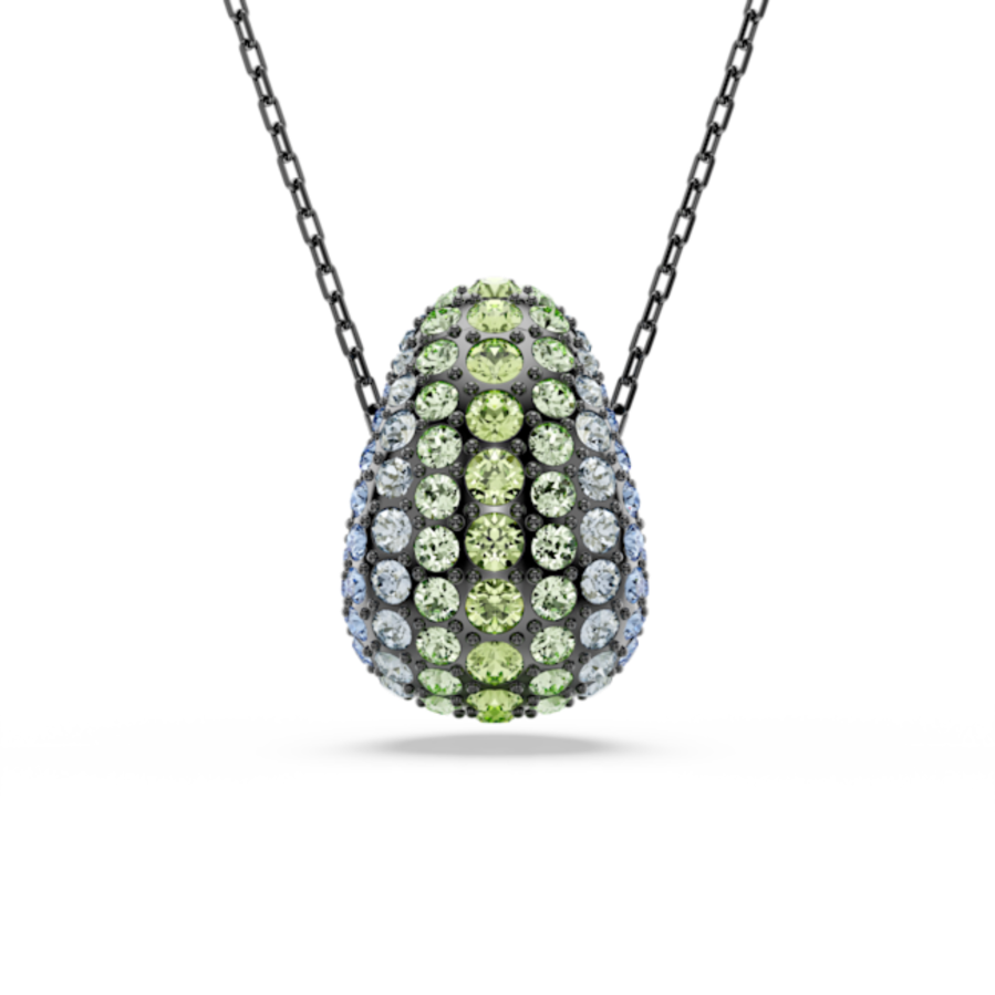 Resim Sublima Kolye, Yuvarlak kesim, Çok renkli, Rutenyum kaplama