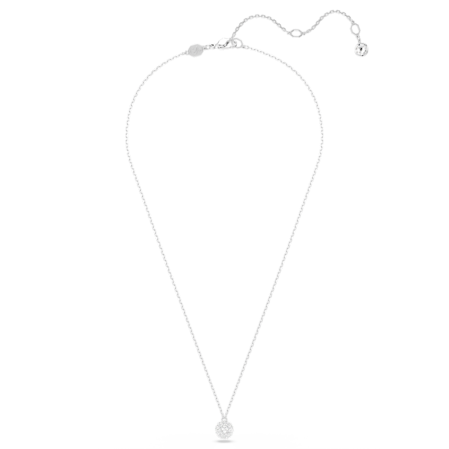 Resim Dextera Kolye, Yuvarlak kesim, Küre, Beyaz, Rodyum kaplama