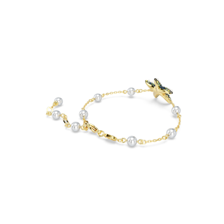 Resim Idyllia Bileklik, Kristal inciler, Denizyıldızı, Çok renkli, Altın rengi kaplama