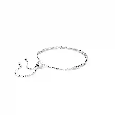 Resim Matrix Tennis bileklik, Karışık yuvarlak kesimler, Beyaz, Rodyum kaplama