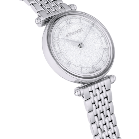 Resim Crystalline wonder Saat, İsviçre Üretimi, Metal bileklik, Gümüş Rengi, Paslanmaz çelik