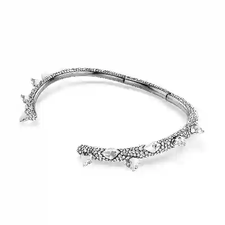 Resim Sublima Gerdanlık, Beyaz, Rutenyum kaplama