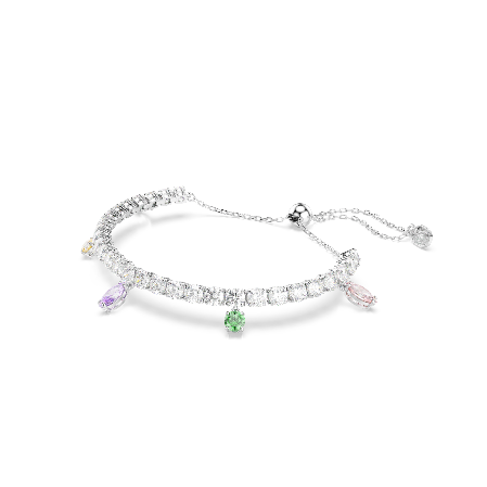 Resim Ariana Grande x Swarovski Tennis bileklik, Karışık kesimler, Çok renkli, Rodyum kaplama