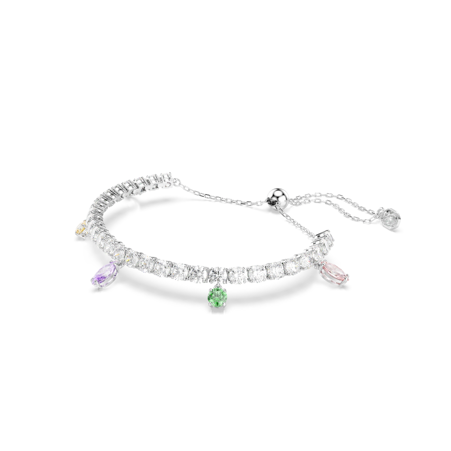 Resim Ariana Grande x Swarovski Tennis bileklik, Karışık kesimler, Çok renkli, Rodyum kaplama