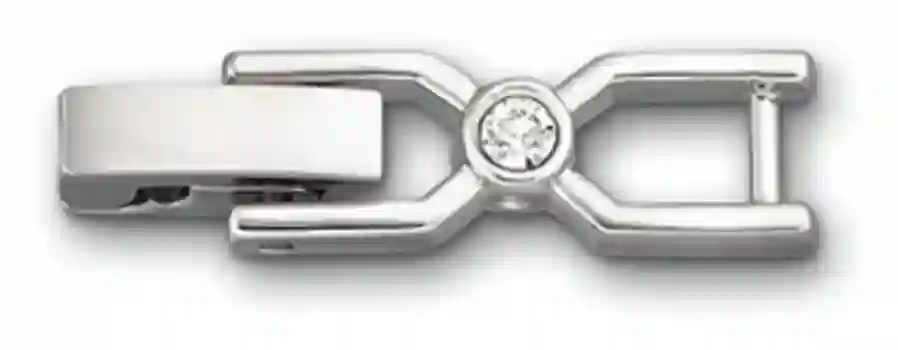 Resim Emily Uzatıcı, Yuvarlak kesim, Beyaz, Rodyum kaplama