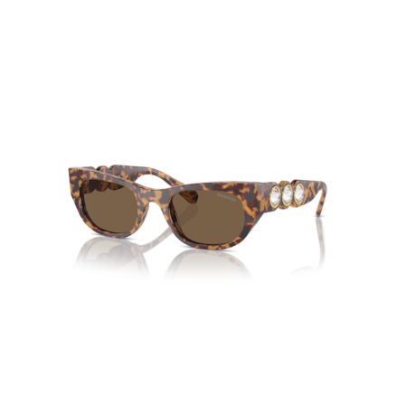 Resim Güneş Gözlüleri, Oval şekil, SK6022, Kahverengi