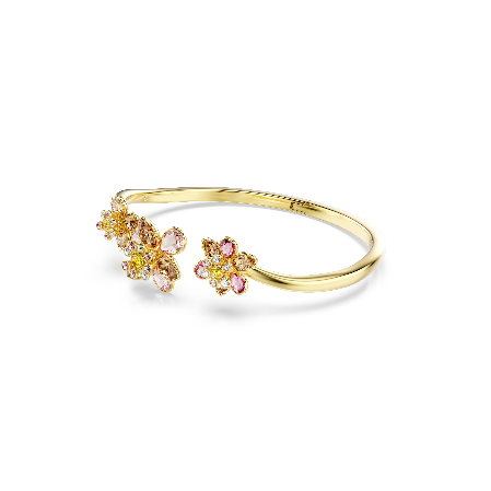 Resim Idyllia Bileklik, Karışık kesimler, Çiçek, Çok renkli, Altın rengi kaplama