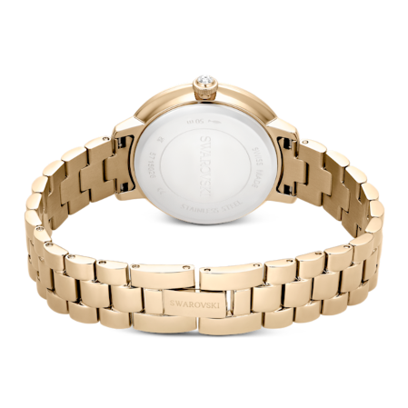 Resim Saat, İsviçre Üretimi, Metal bileklik, Altın Rengi, Şampanya altın rengi yüzey