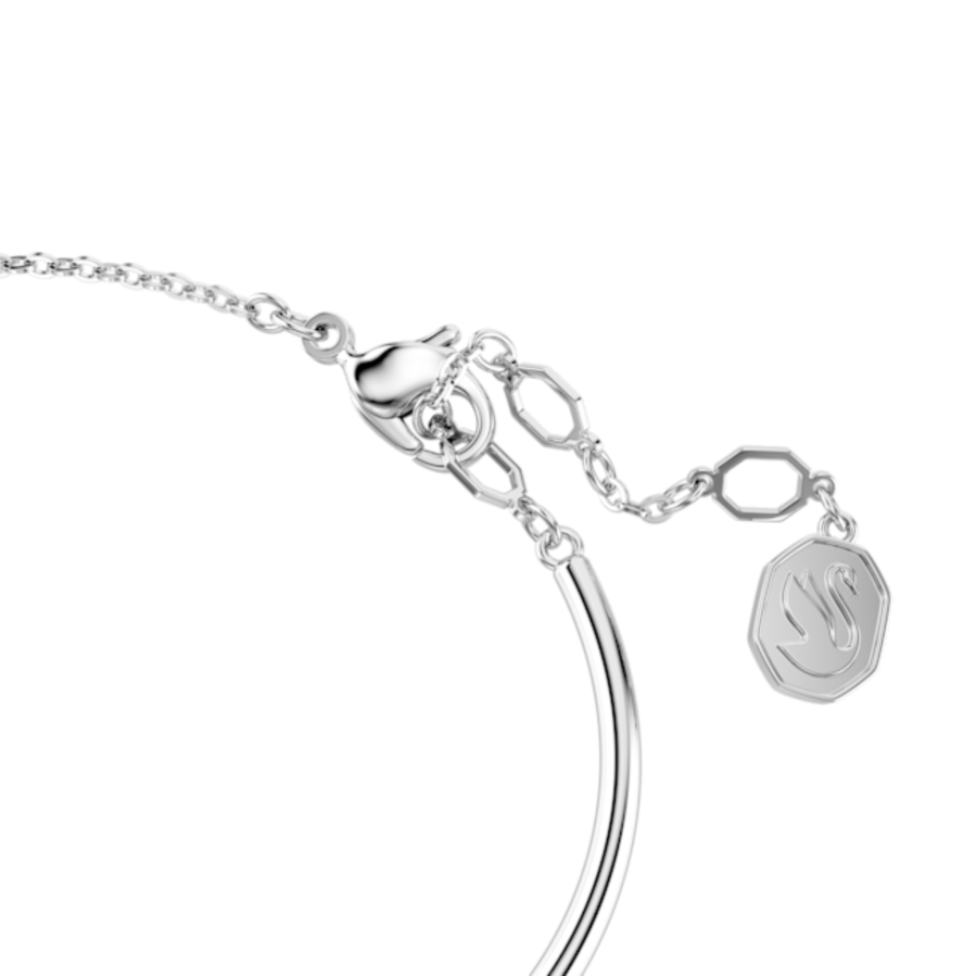 Resim Constella Bileklik, Yuvarlak kesim, Dancing stone, Beyaz, Rodyum kaplama