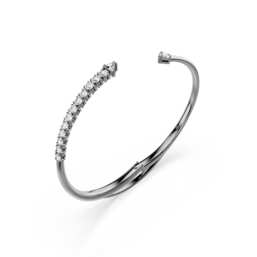 Resim Sublima Bileklik, Beyaz, Rutenyum kaplama