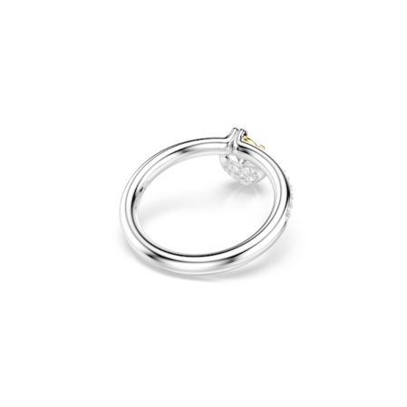 Resim Idyllia Motif Yüzük, Karışık kesimler, Kalp, Çok renkli, Karışık metal yüzey