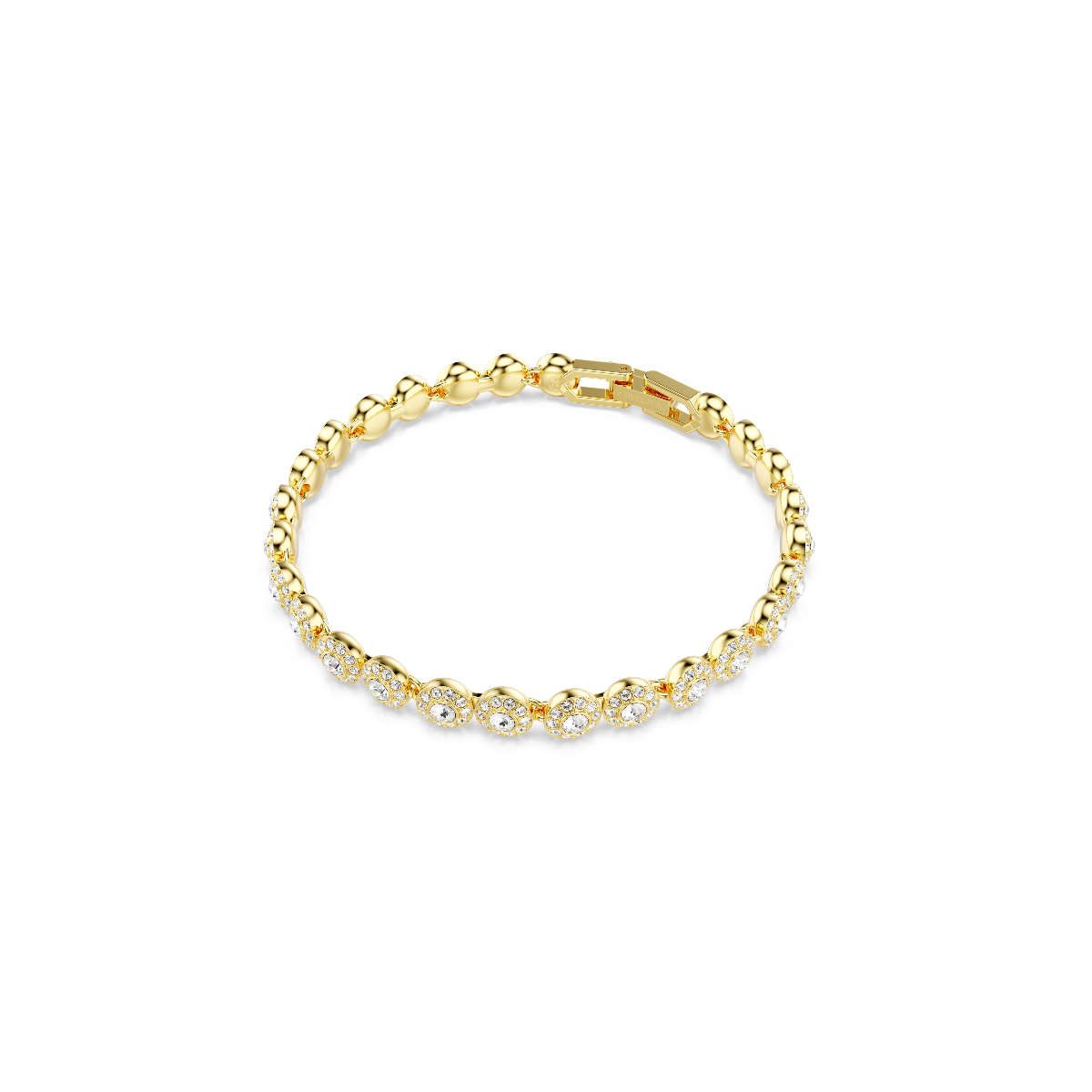 Resim Una Angelic Set, Yuvarlak kesim, Beyaz, Altın rengi kaplama