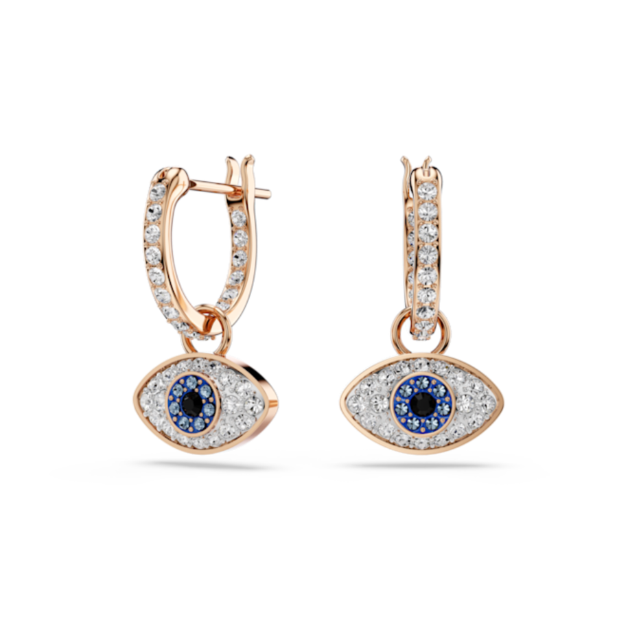 Resim Symbolica damla küpeler, Göz, Çok renkli, Pembe altın rengi kaplama