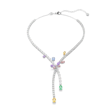 Resim Ariana Grande x Swarovski Kolye, Karışık kesimler, Yusufçuk, Çok renkli, Rodyum kaplama