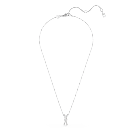 Resim Hyperbola Kolye, Karışık kesimler, Sarmal, Beyaz, Rodyum kaplama