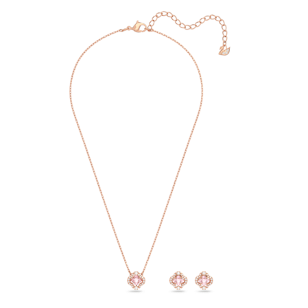 Resim Una Set, Karışık kesimler, Yonca, Pembe, Pembe altın rengi kaplama