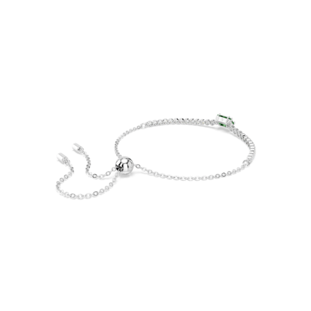 Resim Matrix Tennis Bileklik, Karışık kesimler, Yeşil, Rodyum kaplama