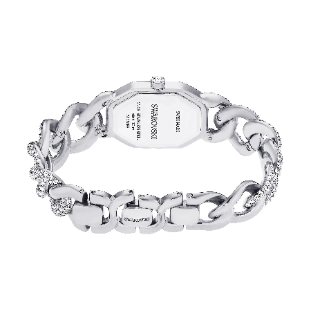 Resim Dextera Chain Saat, İsviçre Üretimi, Kristal bileklik, Gümüş Rengi, Paslanmaz çelik