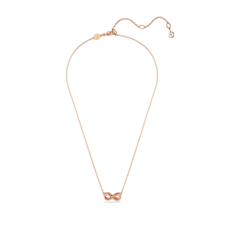 Resim Hyperbola Kolye, Pavé, Infinity, Beyaz, Pembe altın rengi kaplama