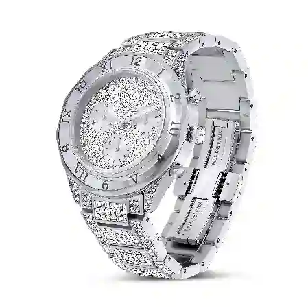 Resim Dextera Lux Saat, İsviçre Üretimi, Metal bileklik, Gümüş Rengi, Paslanmaz çelik