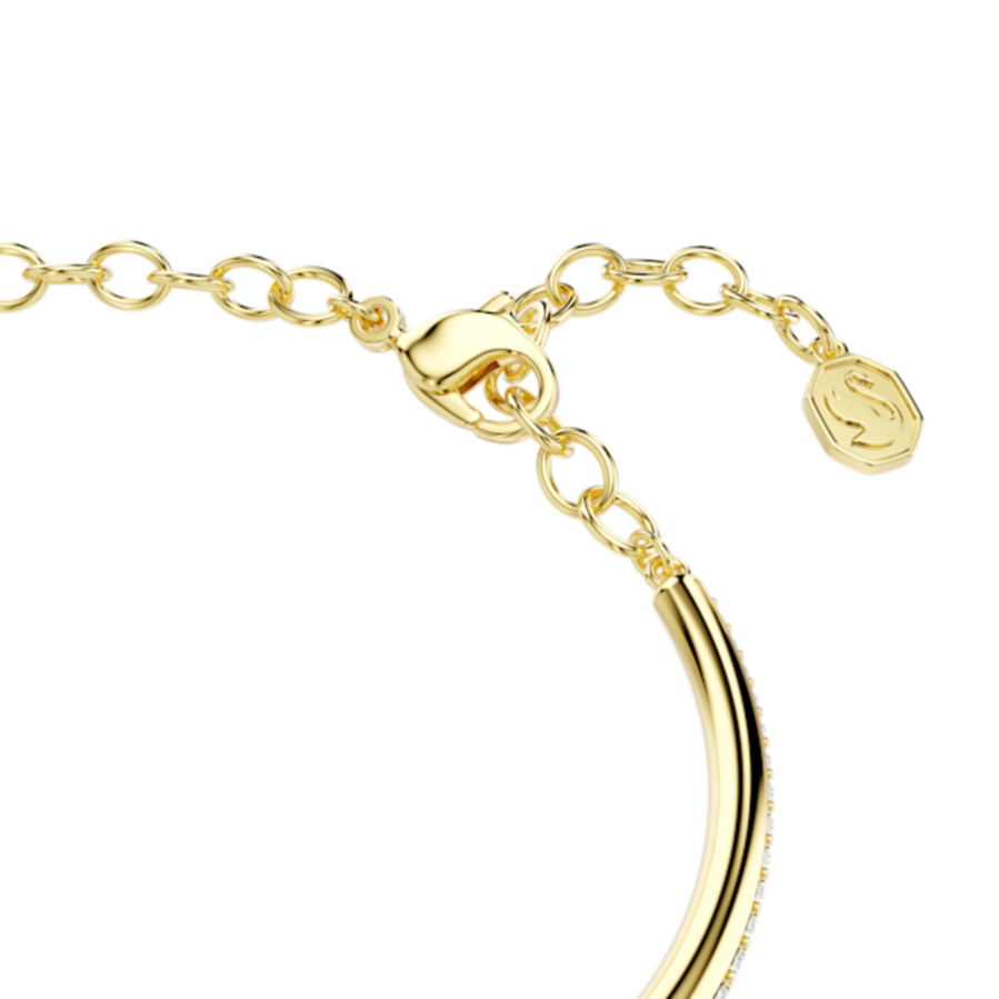 Resim Dextera Bileklik, Yuvarlak kesim, Beyaz, Altın rengi kaplama