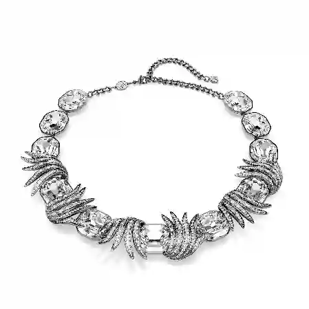 Resim The Vienna Collection Kolye, Tüy, Beyaz, Rutenyum kaplama