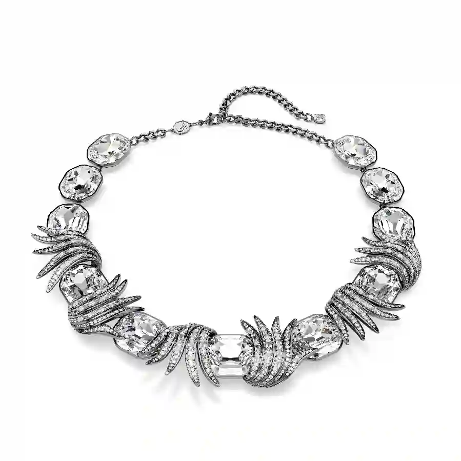 Resim The Vienna Collection Kolye, Tüy, Beyaz, Rutenyum kaplama