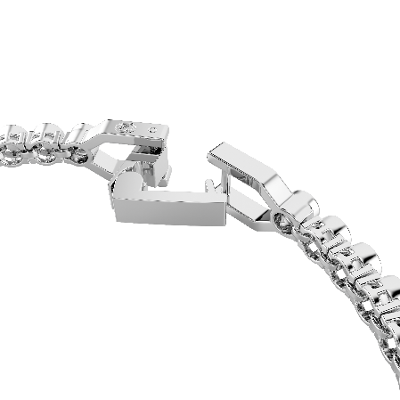 Resim Imber Emily Tennis bileklik, Yuvarlak kesim, Mavi, Rodyum kaplama