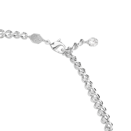 Resim Millenia Gerdanlık, Sekizgen kesim, Beyaz, Rodyum kaplama