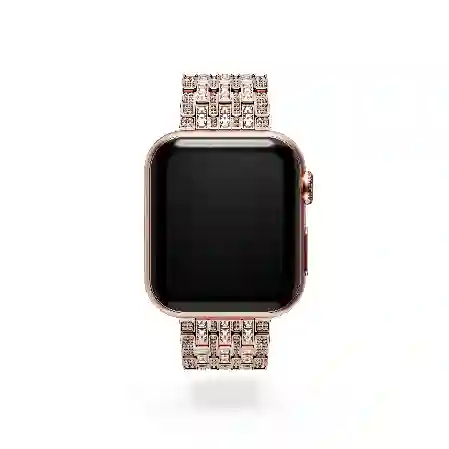 Resim Prenses kordon, Apple Watch® 40 mm ve 41 mm ile uyumlu, Rose Altın tonu, Pembe altın rengi yüzey
