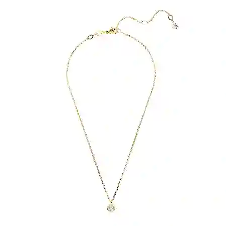 Resim Meteora Katlı Kolye, Beyaz, Altın rengi kaplama