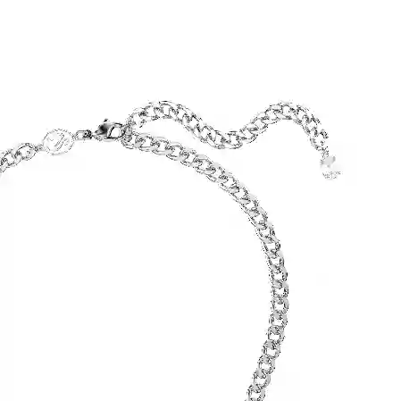 Resim Swan Kolye, Kristal inci, Kuğu, Gri, Rodyum kaplama