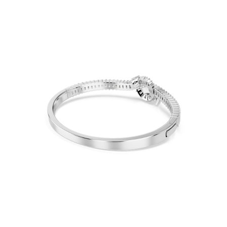 Resim Matrix Bileklik, Baget kesim, Düğüm, Beyaz, Rodyum kaplama