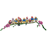 Resim Crystal Myriad Gökkuşağı İspinozları