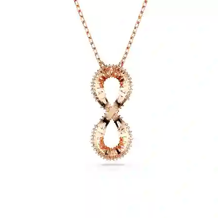 Resim Hyperbola Kolye, Infinity, Beyaz, Pembe altın rengi kaplama
