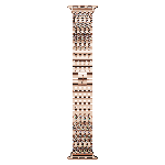 Resim Prenses kordon, Apple Watch® 40 mm ve 41 mm ile uyumlu, Rose Altın tonu, Pembe altın rengi yüzey